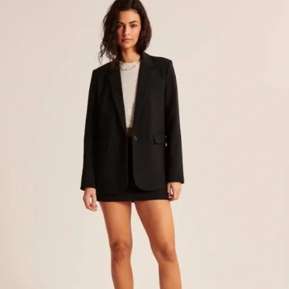 Abercrombie Womens Boyfriend Suiting Blazer